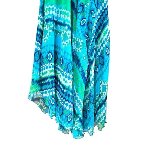 Rabbit Rabbit Rabbit Ikat Print Asymetrical Dress - Picture 5 of 9